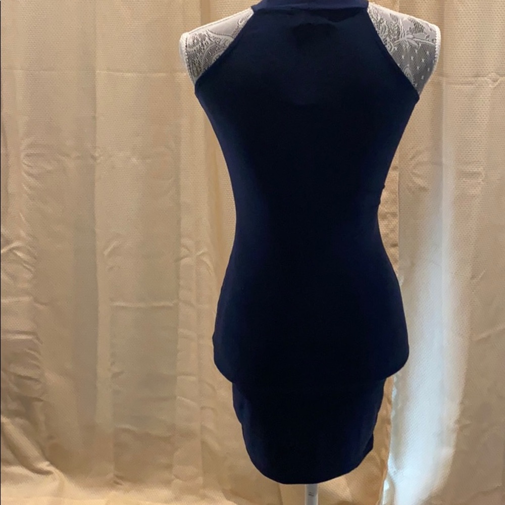 boohoo Lisa High Neck Slinky Dress - Picture 2 of 6